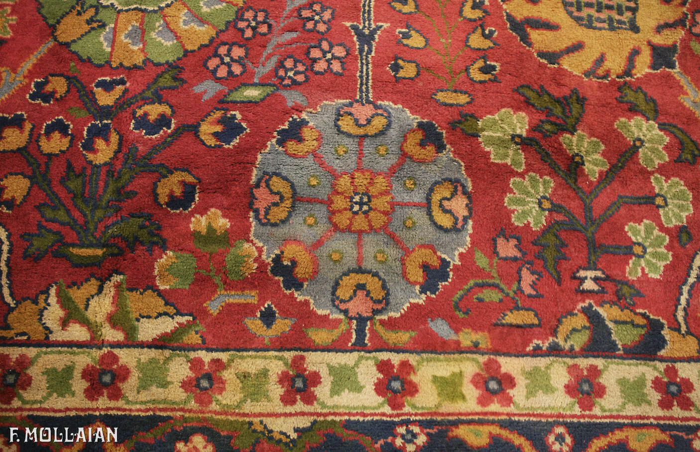 A Very Large Antique English Donegal Carpet n°:42237089